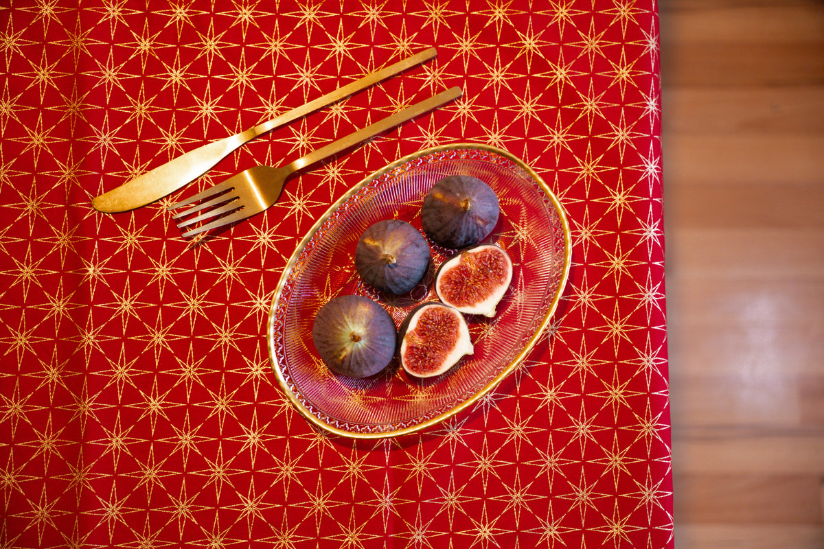 Christmas Table Runner with Ric-Rac