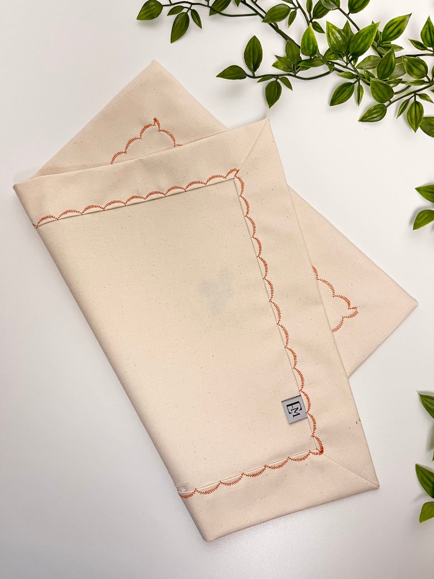 Carrot Block Printed Placemats