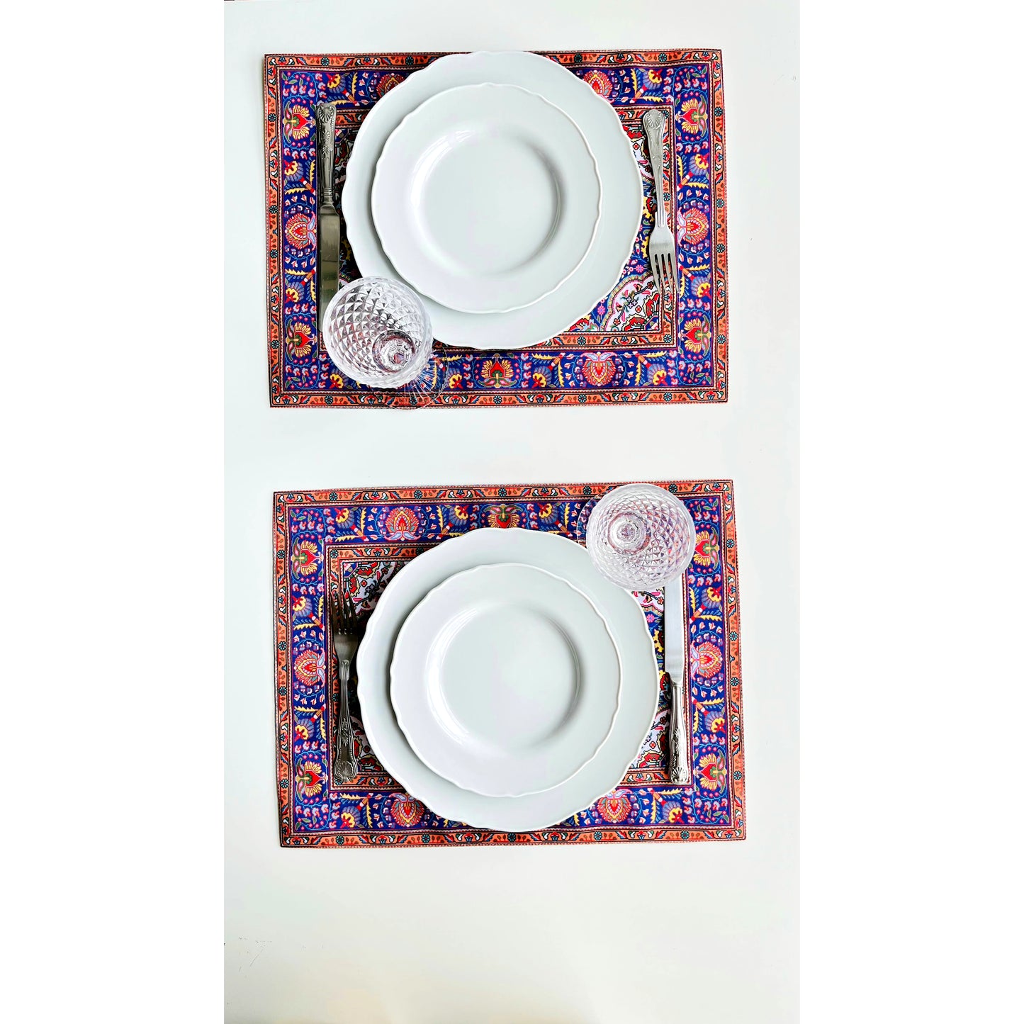 Persian Rug Reversible Placemat - Set of 4