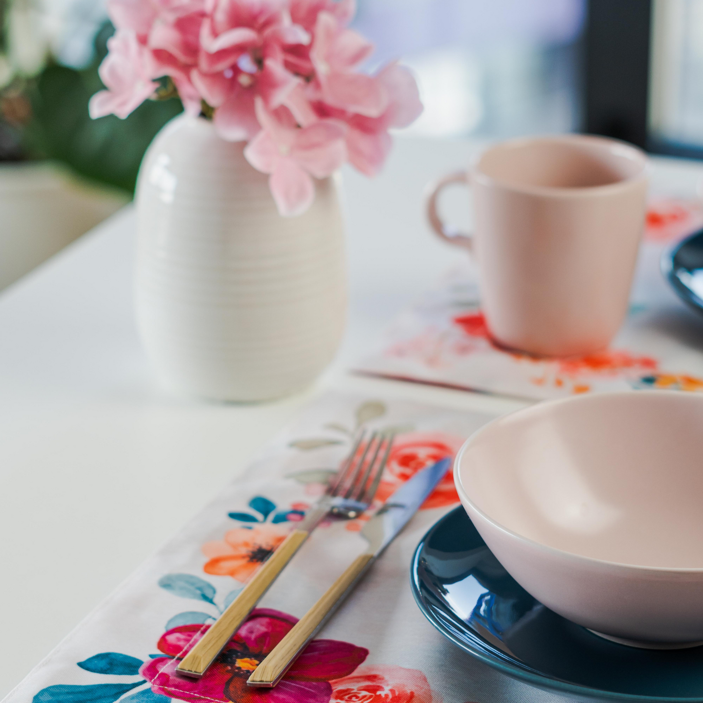 Floral Double Sided Placemats - Set of 4
