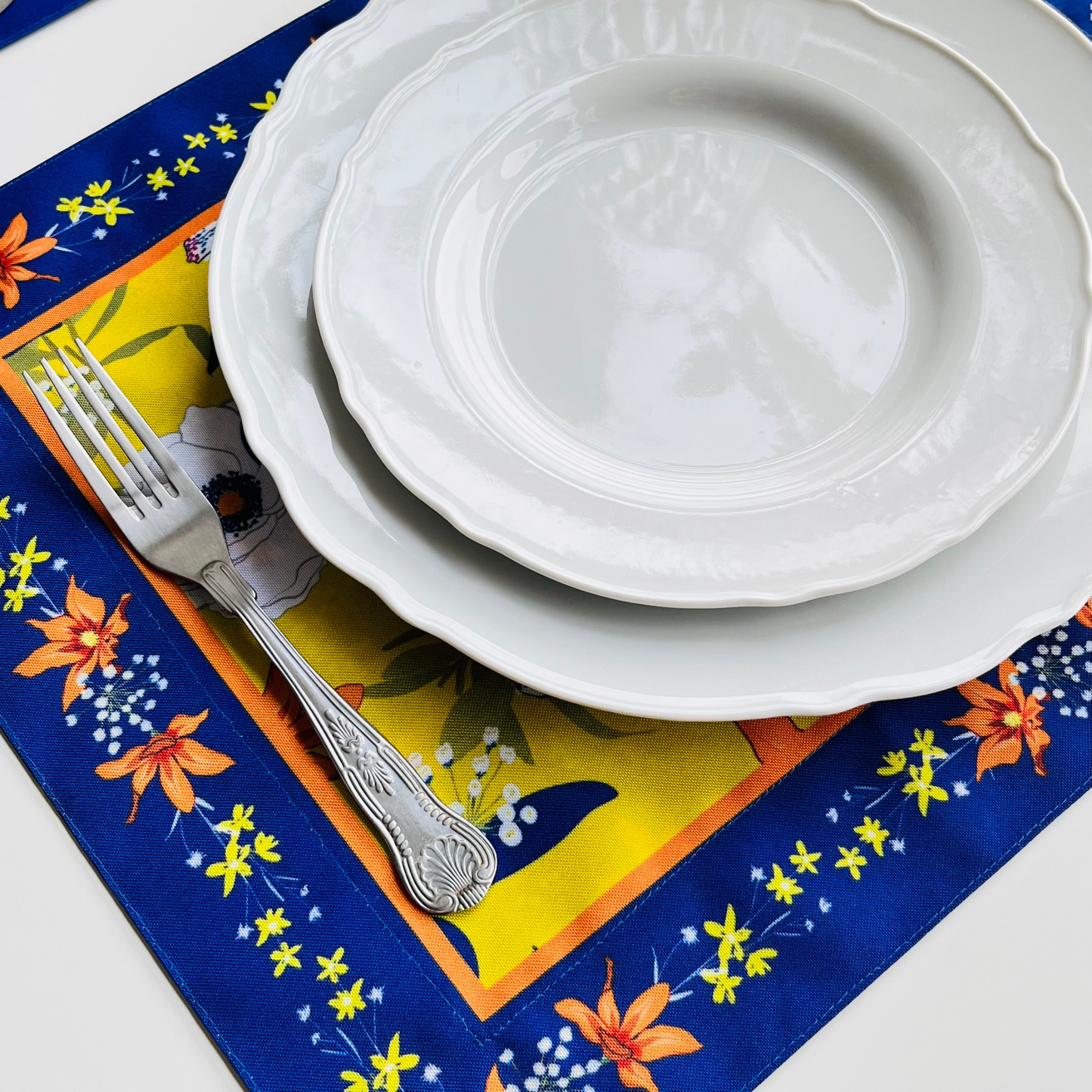 Floral Reversible Placemats - Set of 4
