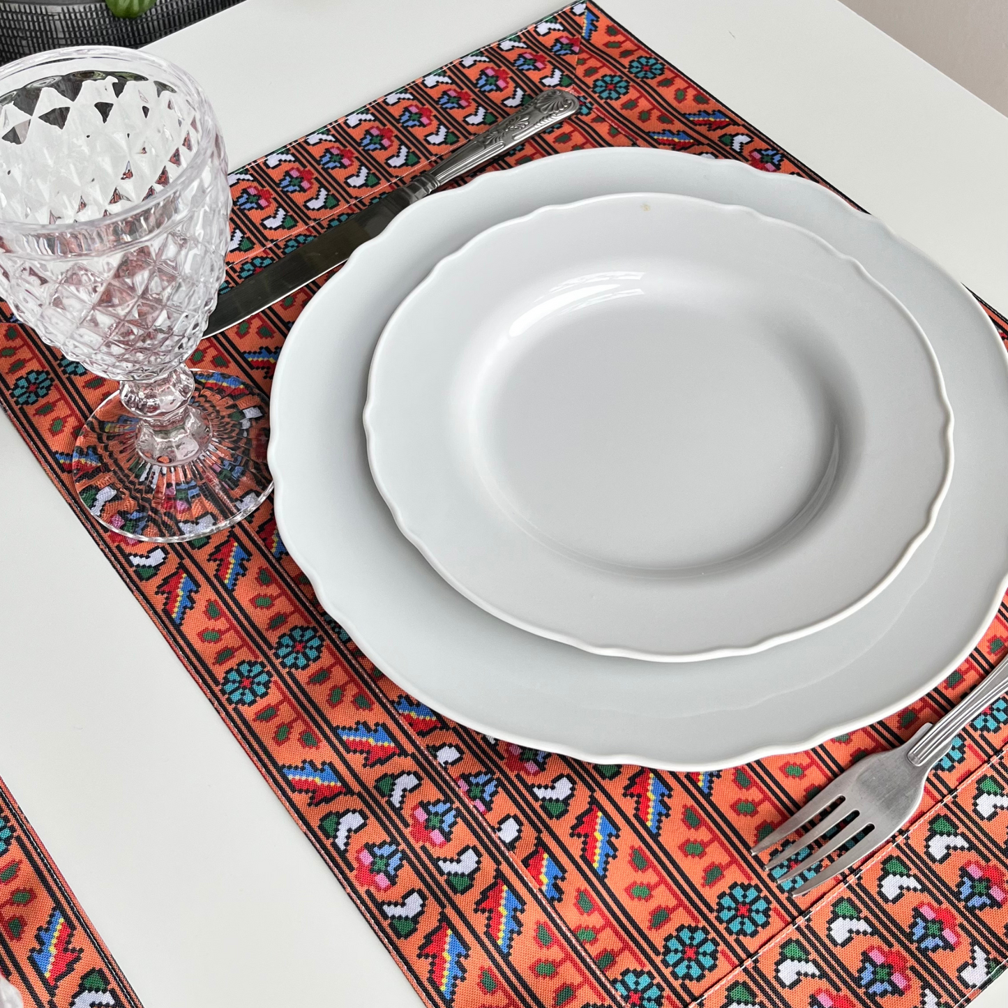 Persian Rug Reversible Placemat - Set of 4