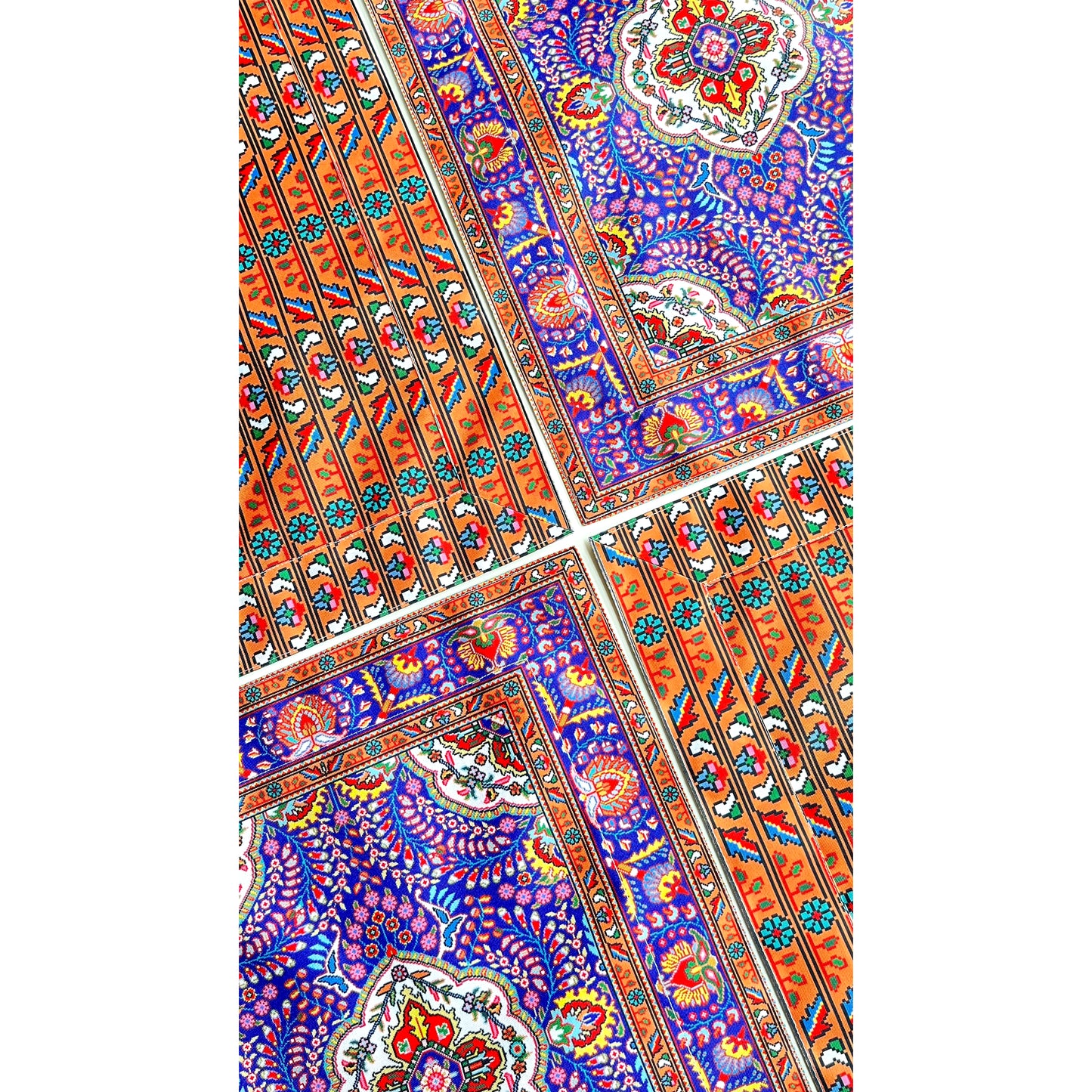 Persian Rug Reversible Placemat - Set of 4