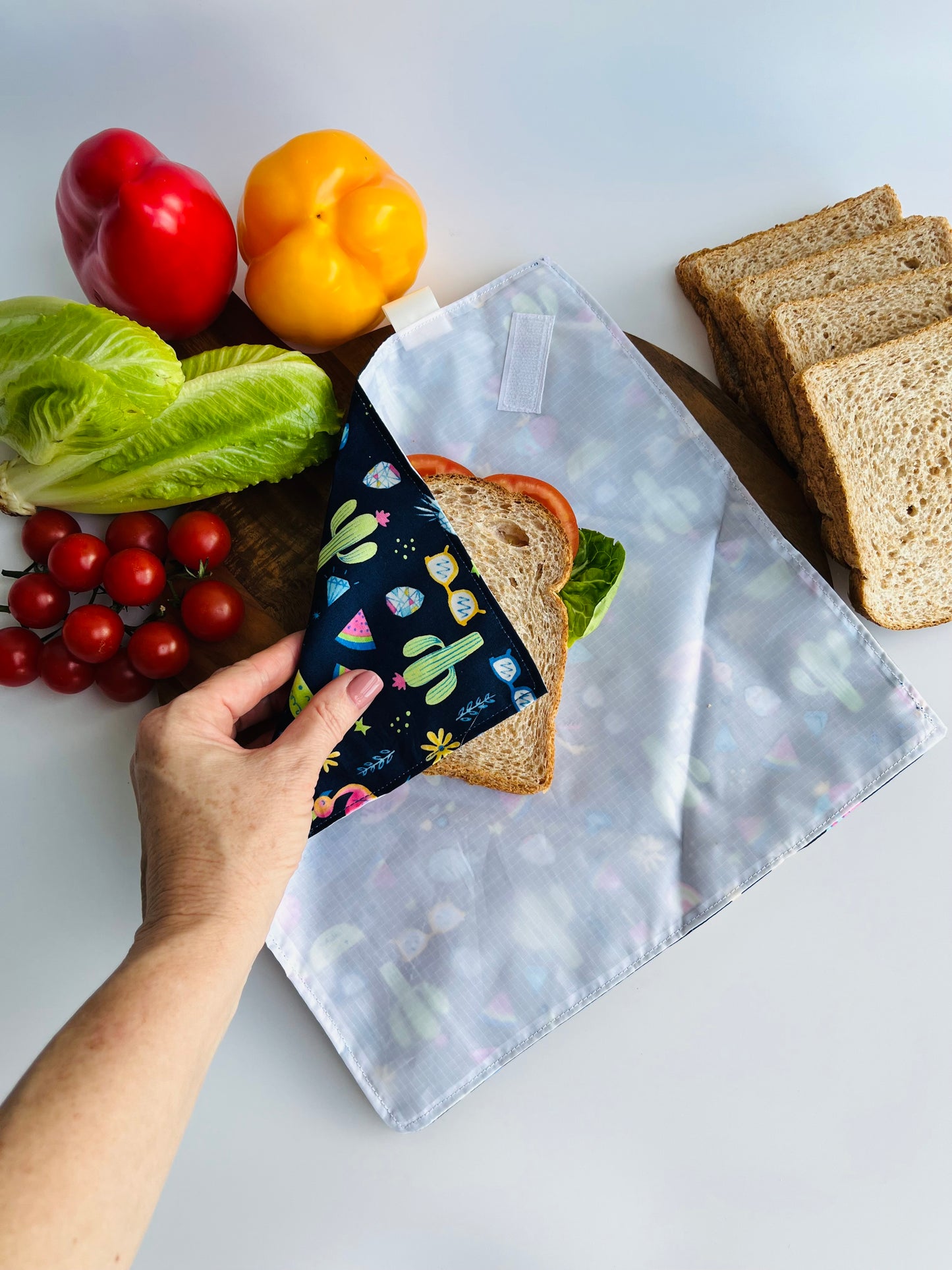Reusable Sandwich/Food Wrap ( Cactus )