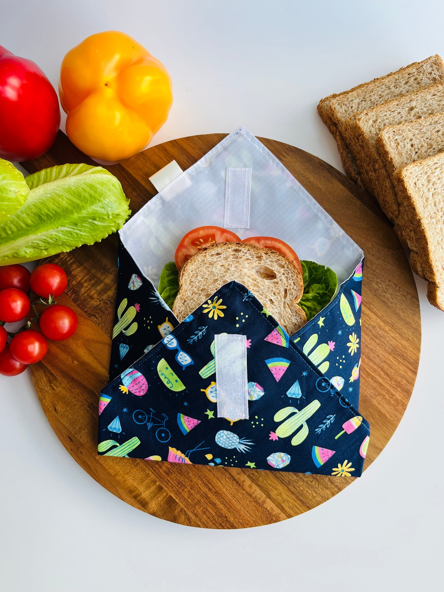 Reusable Sandwich/Food Wrap ( Cactus )