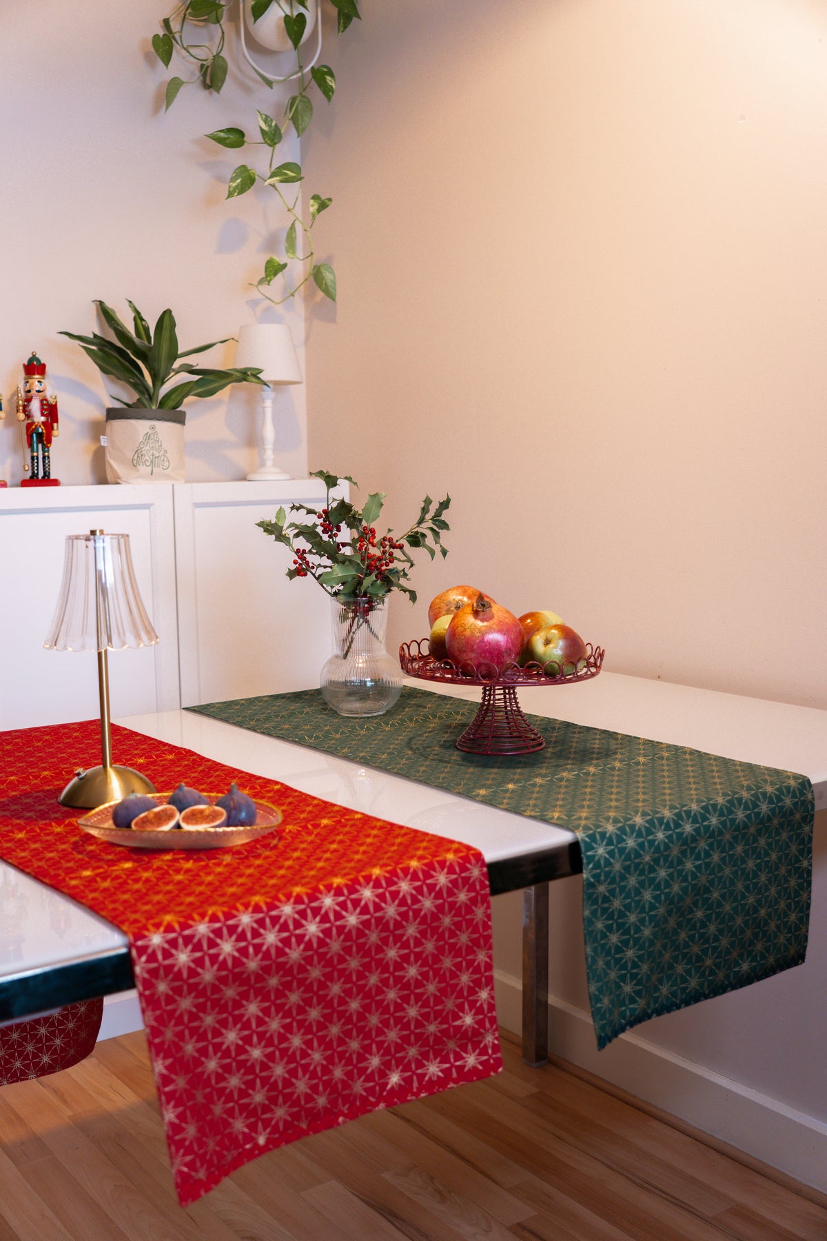 Christmas Table Runner with Ric-Rac