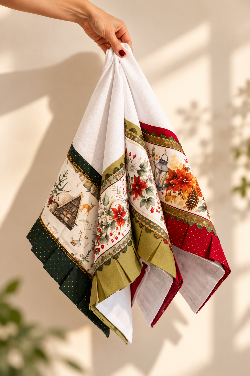 Christmas Tea Towel - Brazilian style