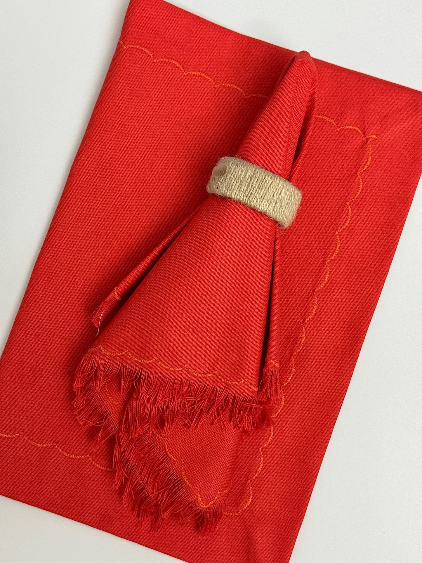 Cotton Napkin and Matching Placemat Set