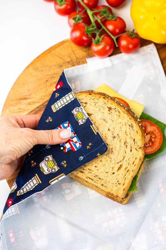 Reusable Sandwich Wrap – Eco-Friendly Lunch Wrap (London Icons)