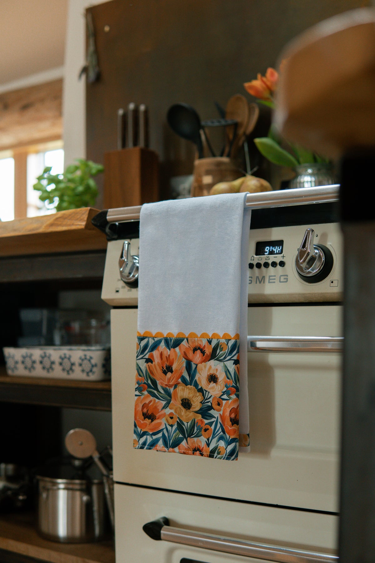 Cotton Tea Towel | Floral