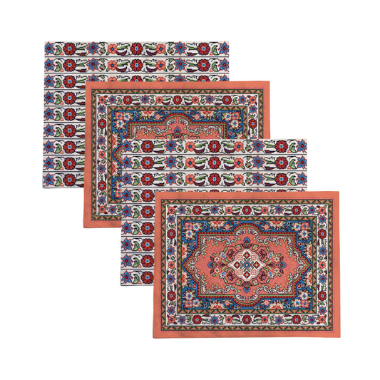 Persian Rug Reversible Placemats - Set of 2