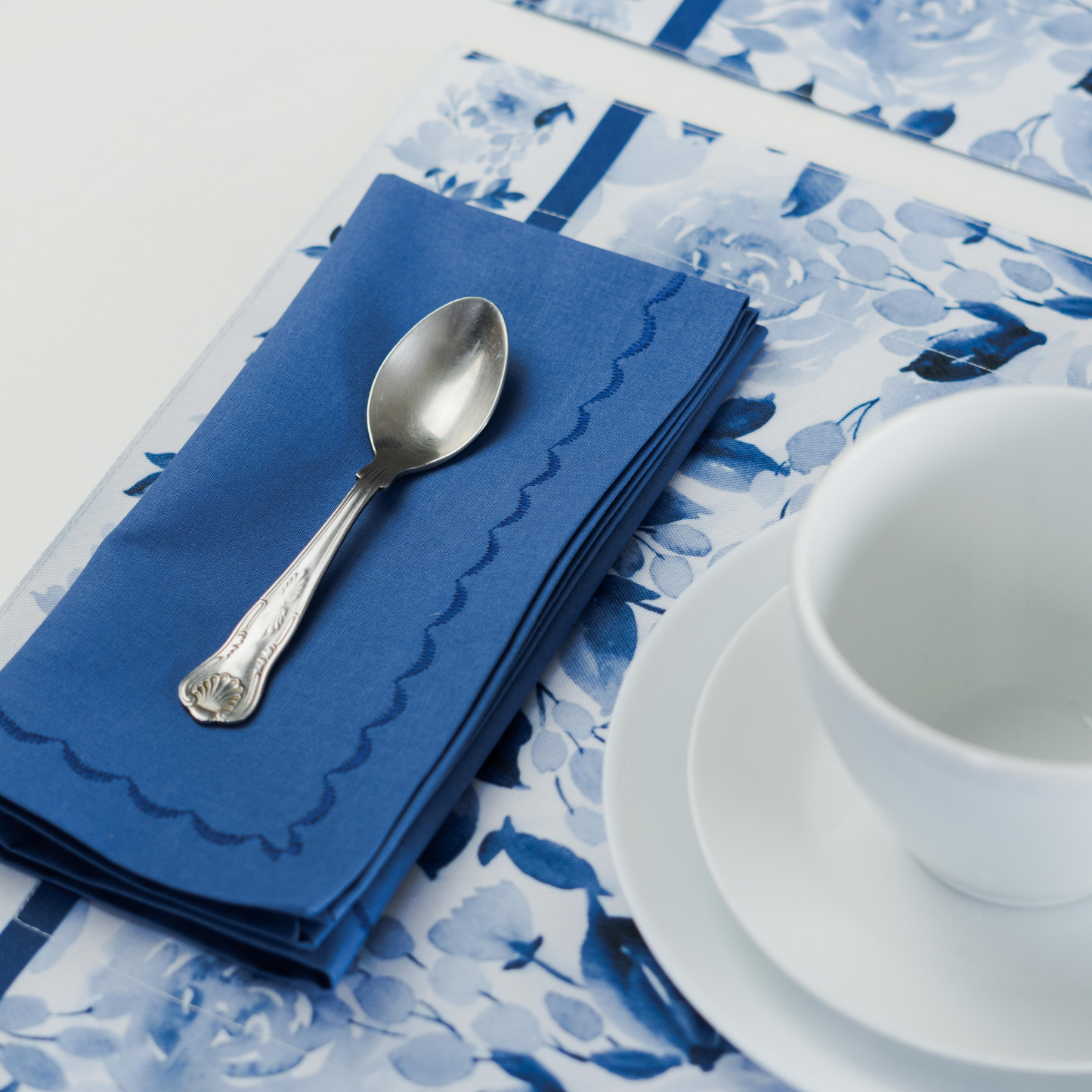 Blue Table Napkins - Set of 4