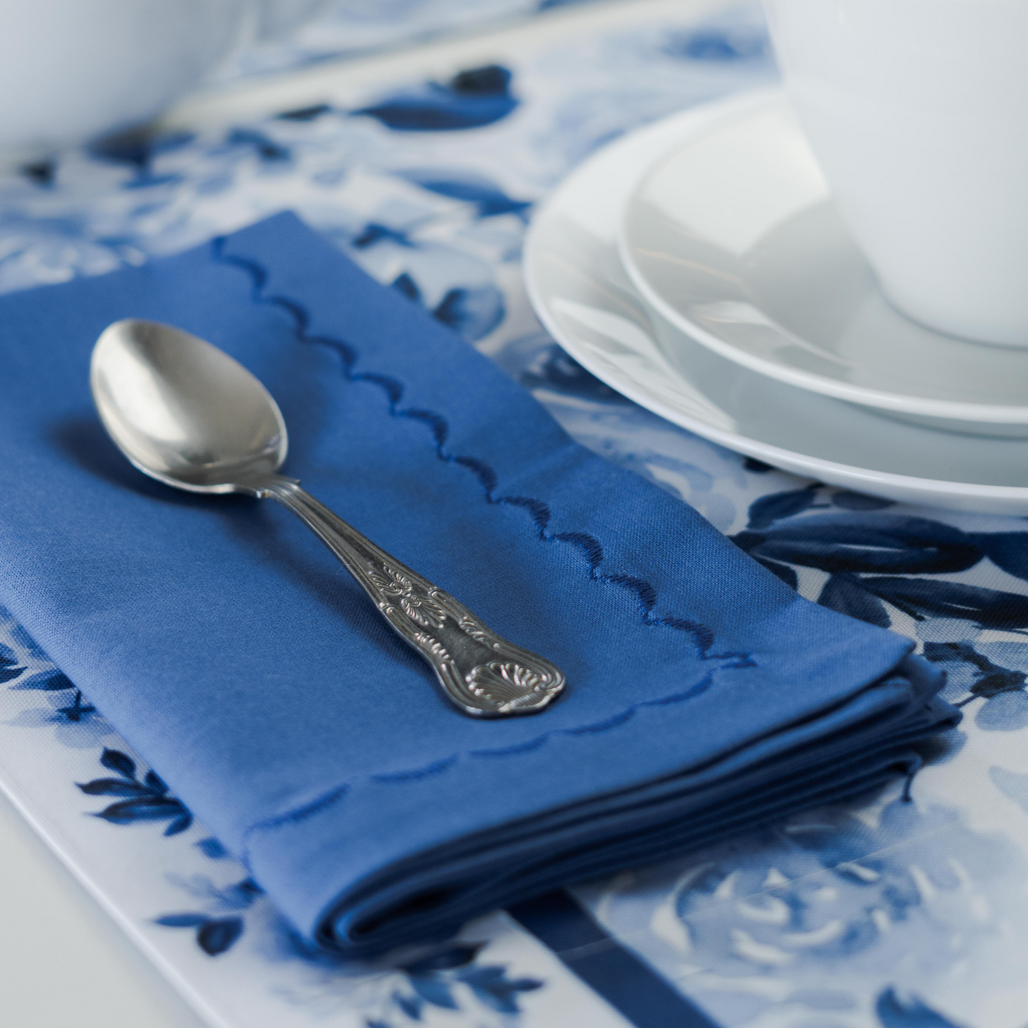 Blue Table Napkins - Set of 4